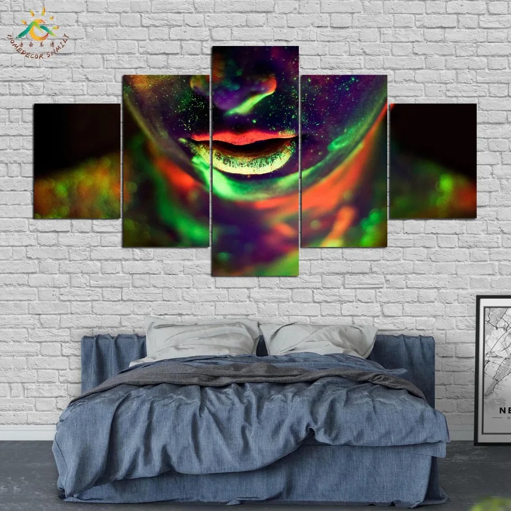 Милая цветная юбка для девочки Wall Art HD Художественная печать на холсте Картина