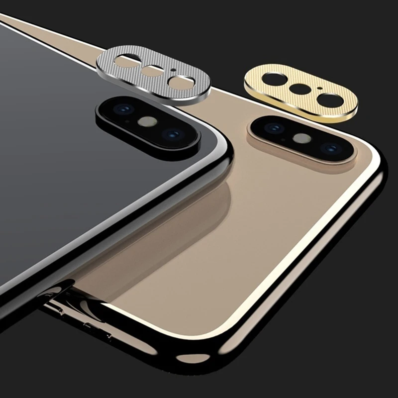 Защитный чехол для камеры телефона металлический защитный объектива iPhone XR X XS MAX 8