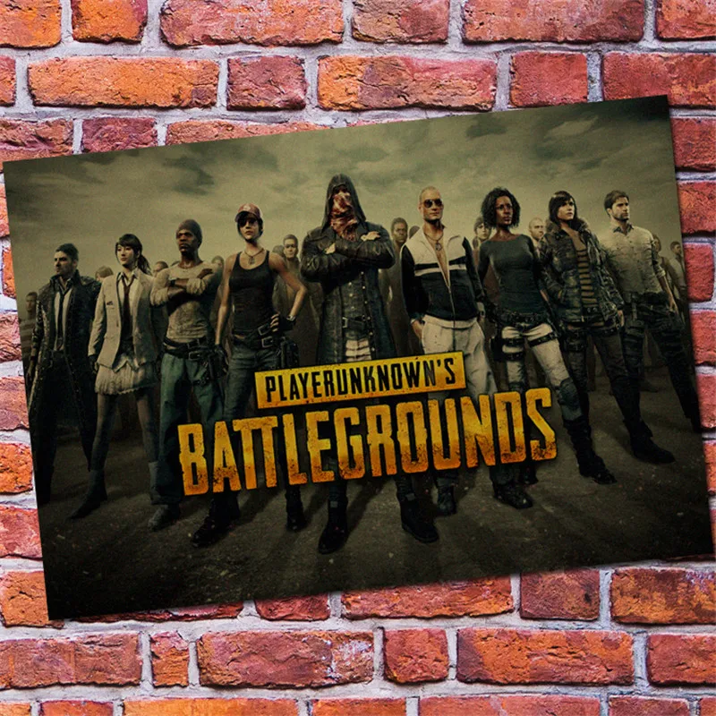 Настенные декоративные картины PUBG Winner курица ужин крафт игра постер FPS постеры