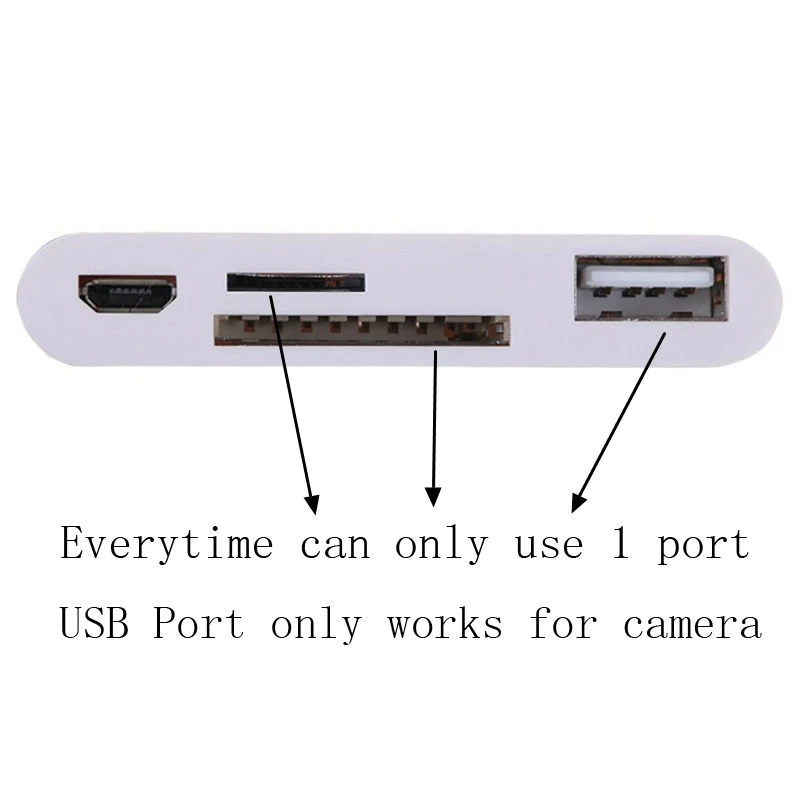 Устройство для чтения OTG карт 4 в 1 устройство SD TF и iOS USB 2 0 комплект подключения