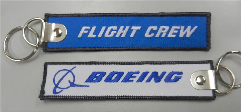 Брелок с вышивкой Boeing для летной команды брелок ключей ключей|Кольца ключей| |