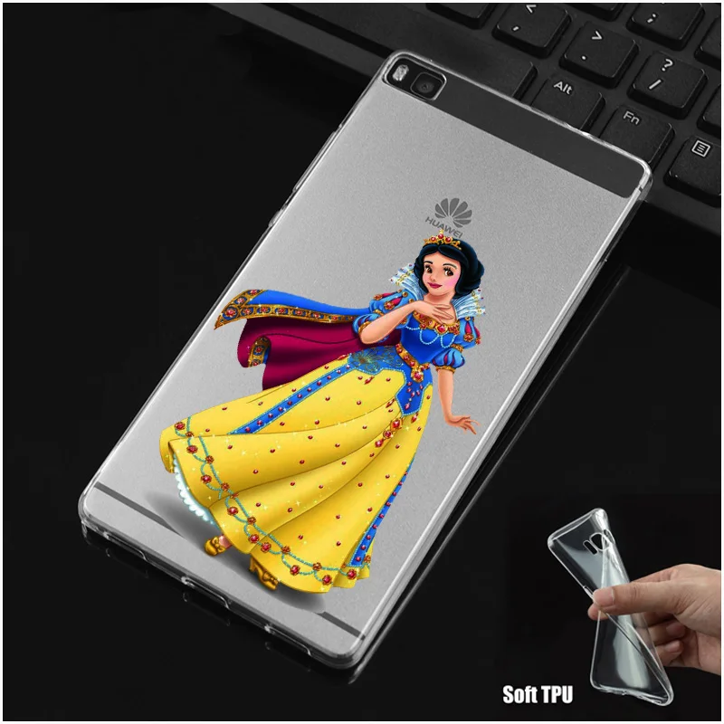 N399 Белоснежка Мягкий ТПУ силиконовый чехол для Huawei P8 P9 P10 P20 P30 Lite Pro P Smart Plus 2017 2019 |