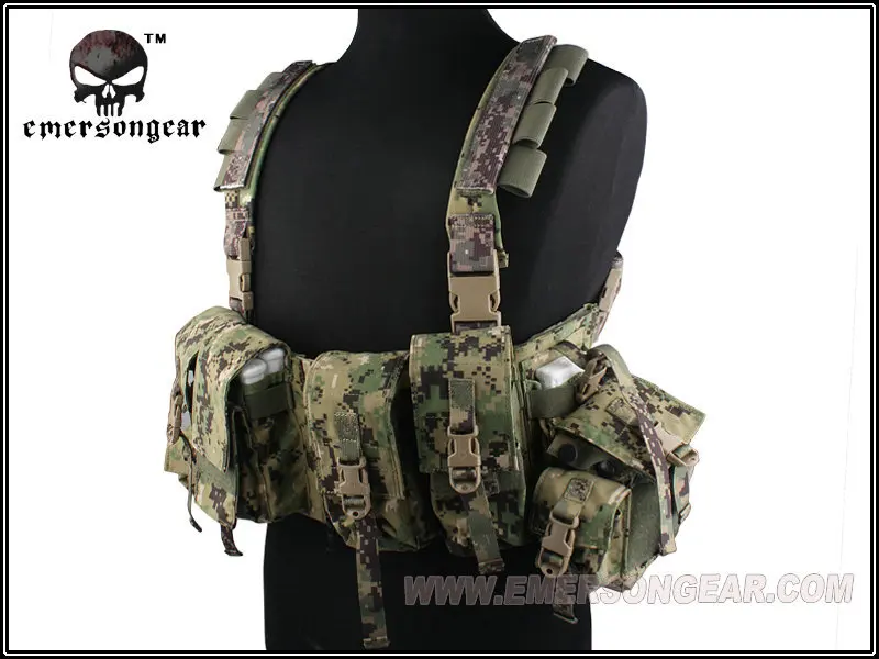 AOR2 EMERSON LBT 1961A-R Тактический нагрудный жилет с рисунком для страйкбола и военная