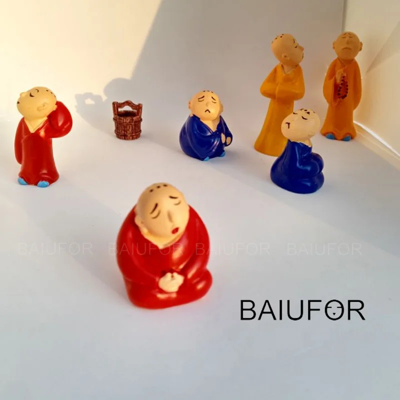 BAIUFOR миниатюры религиозная фигура монах Фея садовый декор террариумы