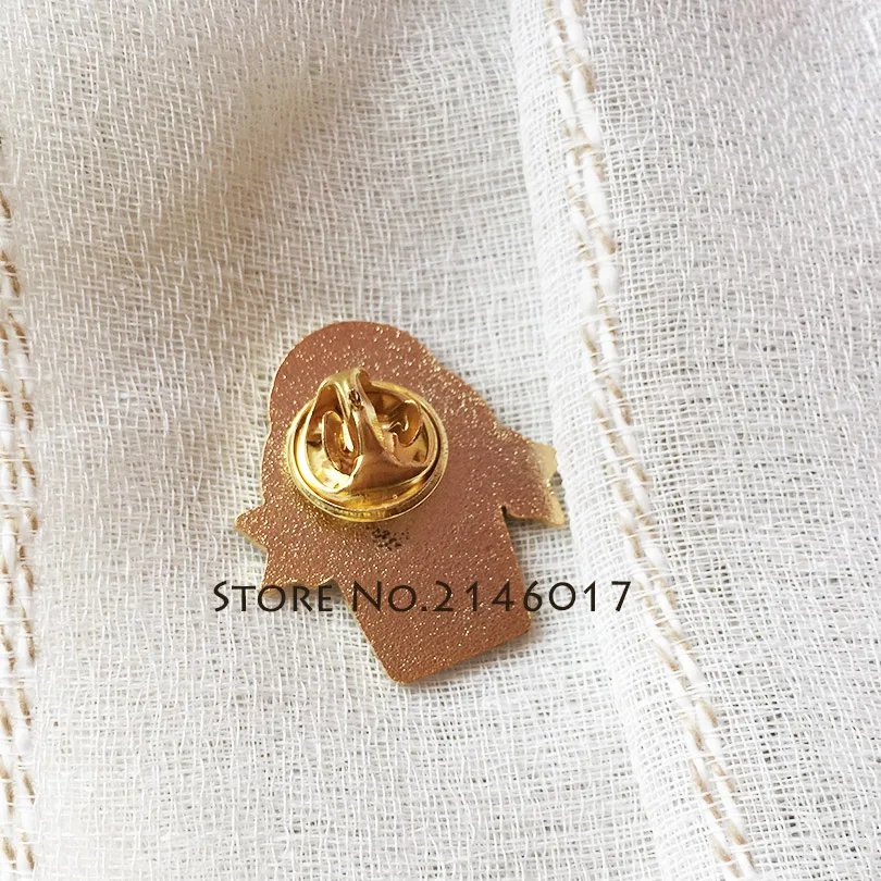 1pcs New Hot sale Pink Ice Cream Lapel Pins Metal Craft Cartoon Hard Enamel Pin Brooch Treat Yo Self Badges Gift | Дом и сад