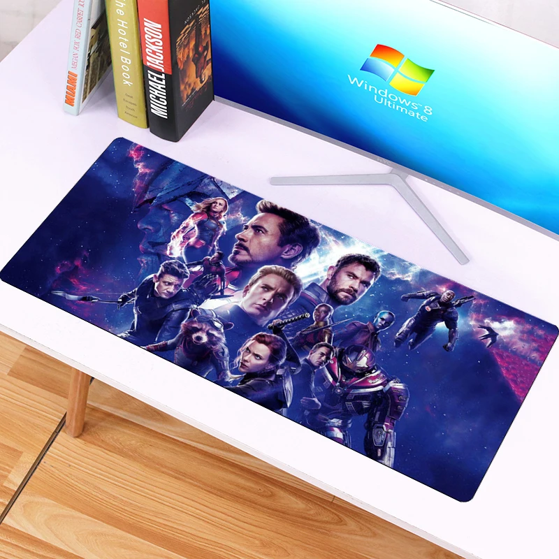 Коврик для мыши Avengers Endgame большой игровой коврик 70x30 см нескользящий ноутбука |