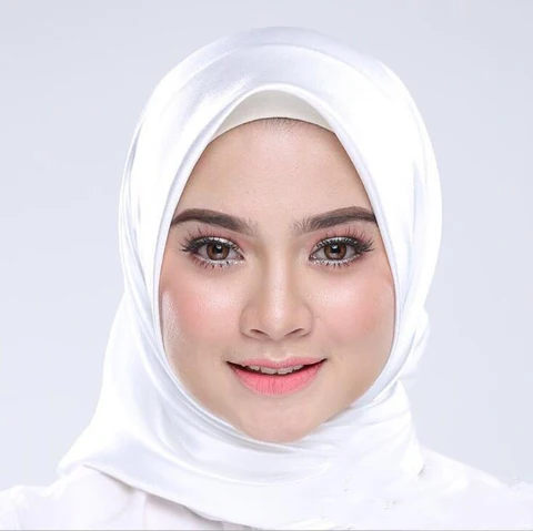 Головной платок BOHOWAII Женский, однотонный мягкий мусульманский головной убор, многофункциональный атласный головной убор, 90*90 см