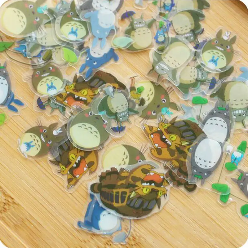 60 шт./пакет милые с изображением героя мультфильма Мой сосед Тоторо декоративный