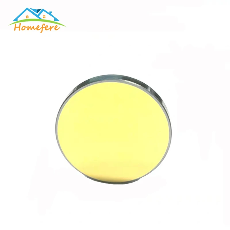 

19 20 25 30 38.1 mm Si Reflective Mirrors for Laser Engraving Machine Co2 Laser Gold-Plated Si Reflector Lenses Diameter