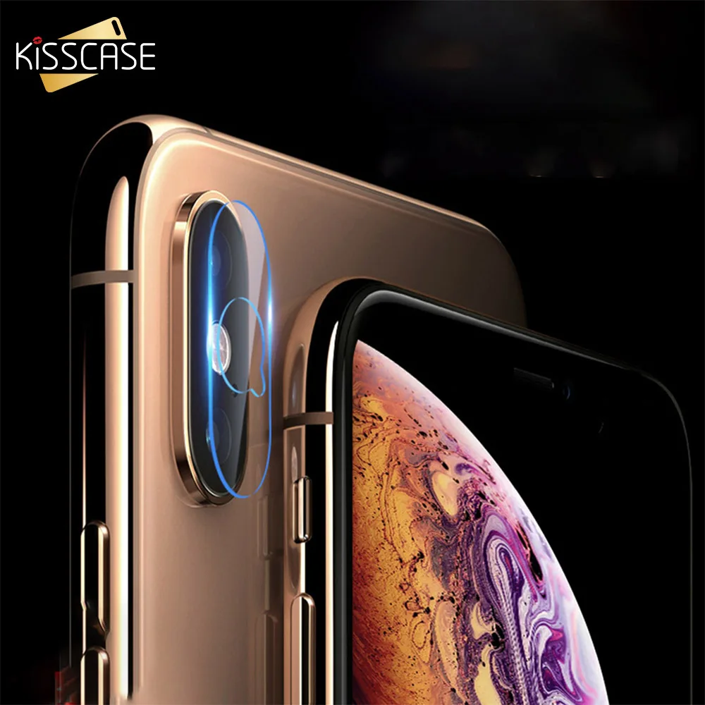 KISSCASE 2.5D Закаленное стекло для iPhone 6 6s 7 8 Plus Защитное камеры X XR XS Max прозрачная
