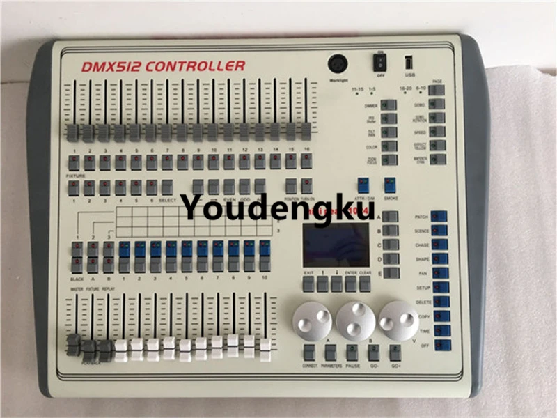 

dmx 512 light dj controller Pearl 1024 computer controlled stage lighting console