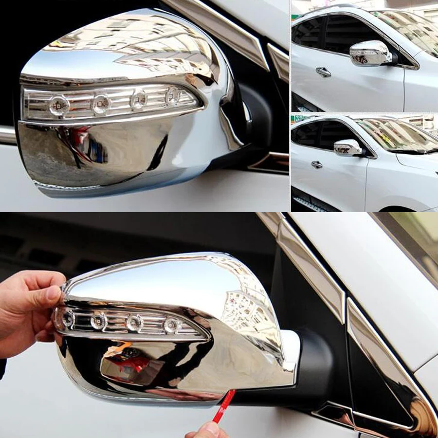 Стикер YAQUICKA для Hyundai IX35 2010-2015 с хромированной отделкой из АБС-пластика внешней