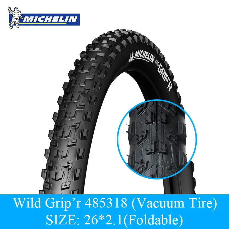 485318 Велосипедная шина MICHELIN 26*2,1, складная шина для горного велосипеда, Высококачественная резиновая прокол, прочная внешняя шина для велосипеда - Цвет: 485318
