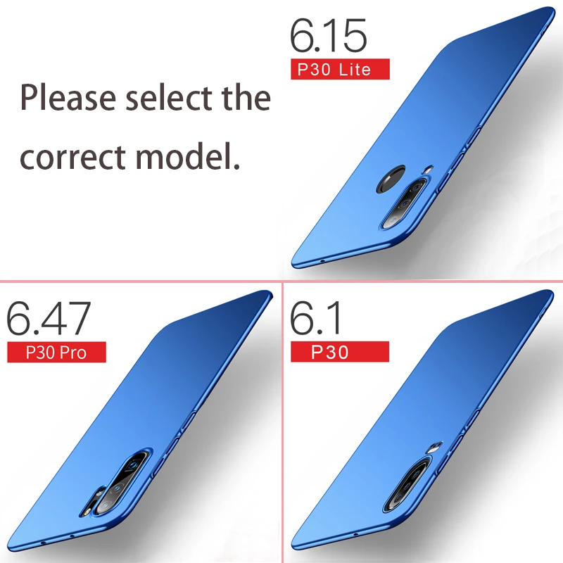 For Huawei P30 Lite Case Cover Business Ultra Slim Hard PC Back HuaweiP30 Pro P30Lite Cases Phone Coque Capa | Мобильные телефоны и