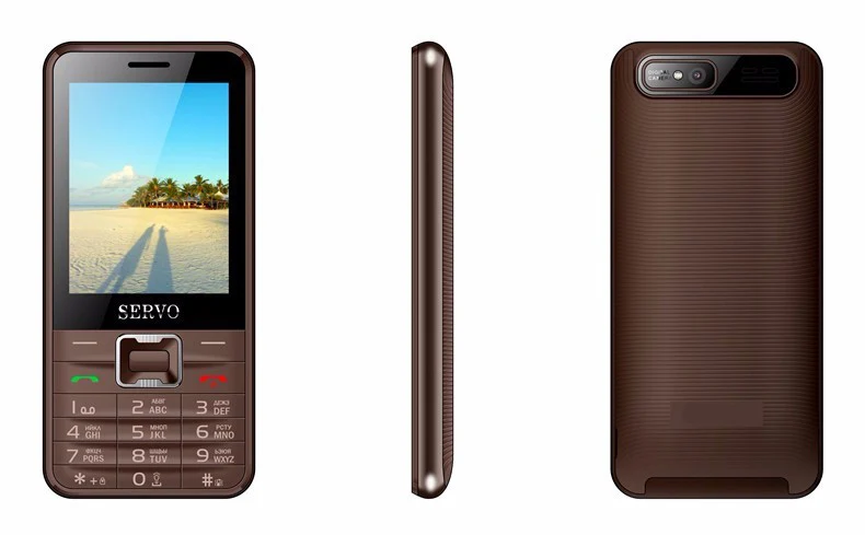 Servo V8100 2,8 дюймовый мобильный телефон 4 sim-карты сотовые телефоны Bluetooth MP3 русская клавиатура 1100 мАч в режиме ожидания длительный срок службы батареи