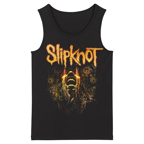 Todhoof Slipknot тяжелый металл новая волна американского тяжелого металла Deathcore мужской топ топы на бретелях Азиатский размер - Цвет: 4