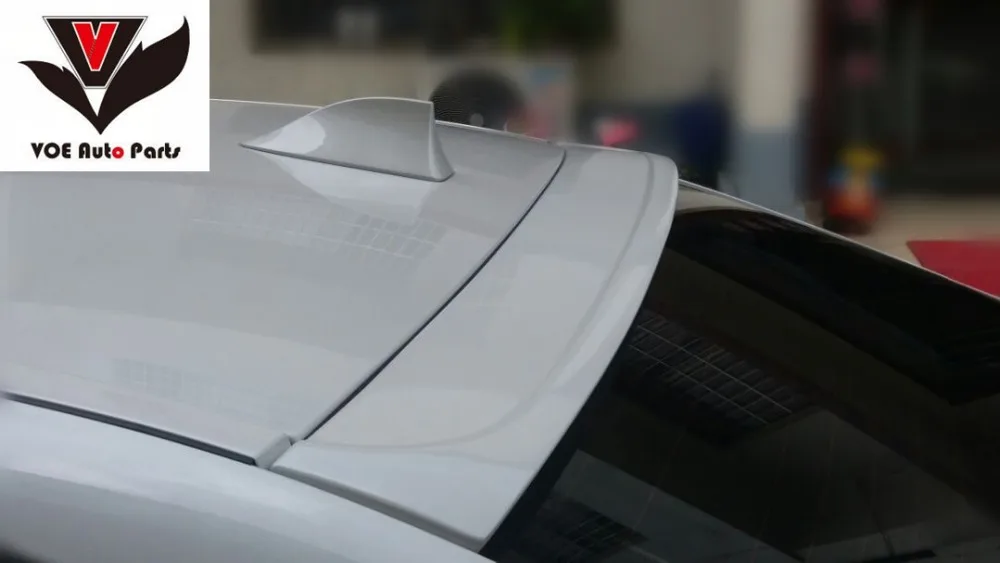 Черное окрашенное заднее окно F10 из АБС пластика спойлер на крышу для BMW 5 серии и M5