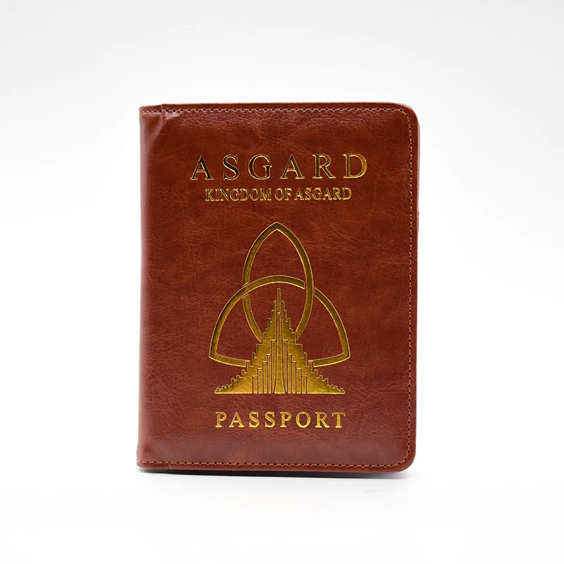HEQUN Asgard Rfid Обложка для паспорта унисекс элегантный держатель из искусственной кожи органайзер для документов Дорожный Чехол для паспорта Кошельки