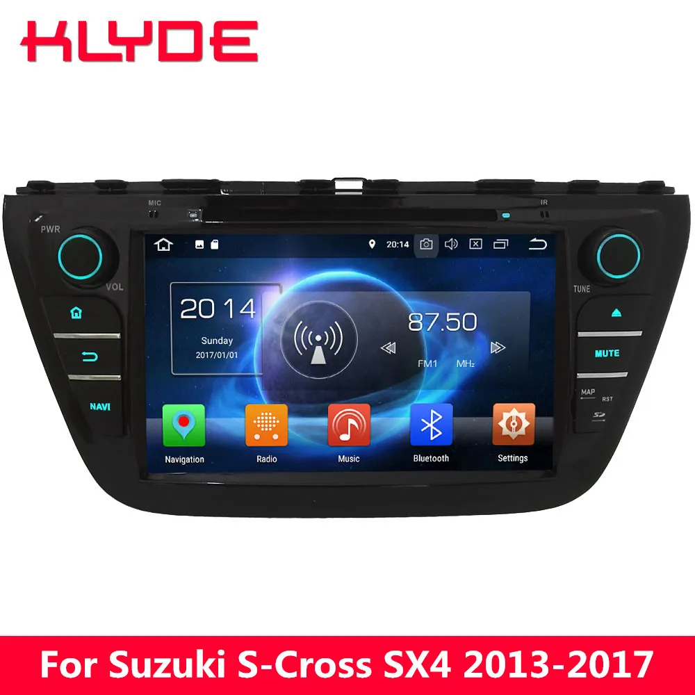 KLYDE " 4G Восьмиядерный Android 8,0 7,1 6,0 4 Гб ОЗУ 32 Гб ПЗУ автомобильный DVD мультимедийный плеер для Suzuki S-Cross SX4