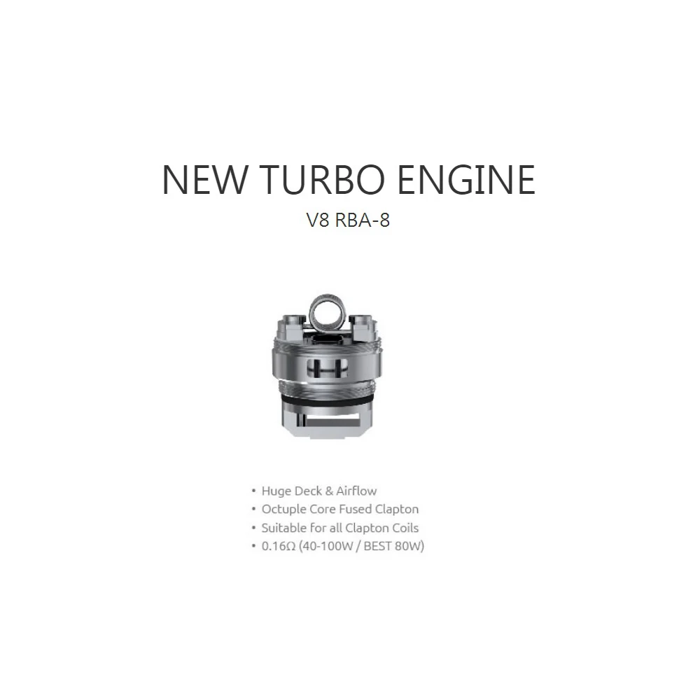 Оригинальный Smok TFV8 Танк 5 мл/6 мл облако зверь танк с верхней заполнения воздуха
