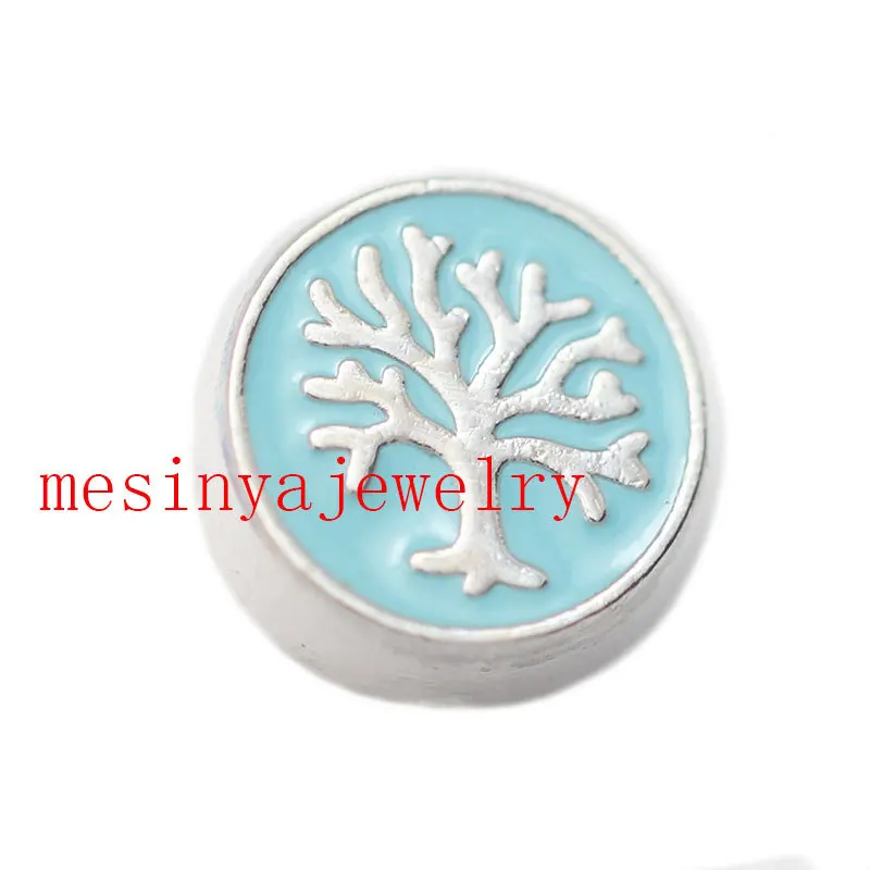 10 шт спасательные деревья плавающие амулеты для стеклянного медальона