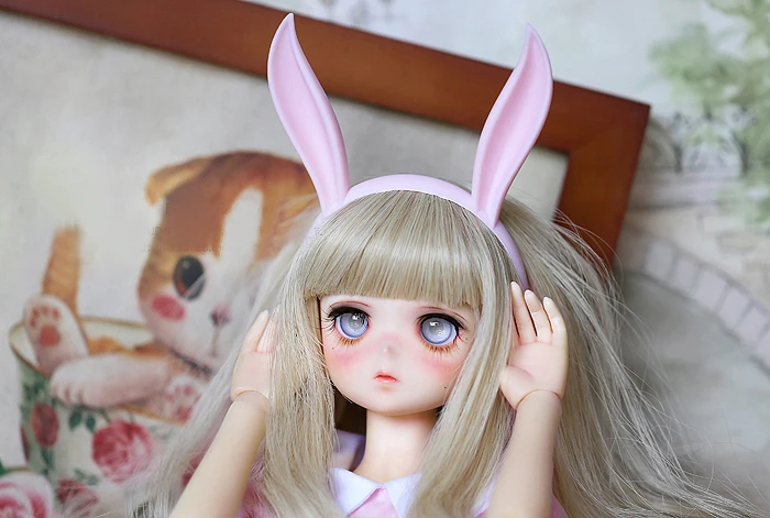 Головной убор BJD для мужчин и женщин подходит 1/3 1/4 1/6 SD MSD кошачьего ушей кролика