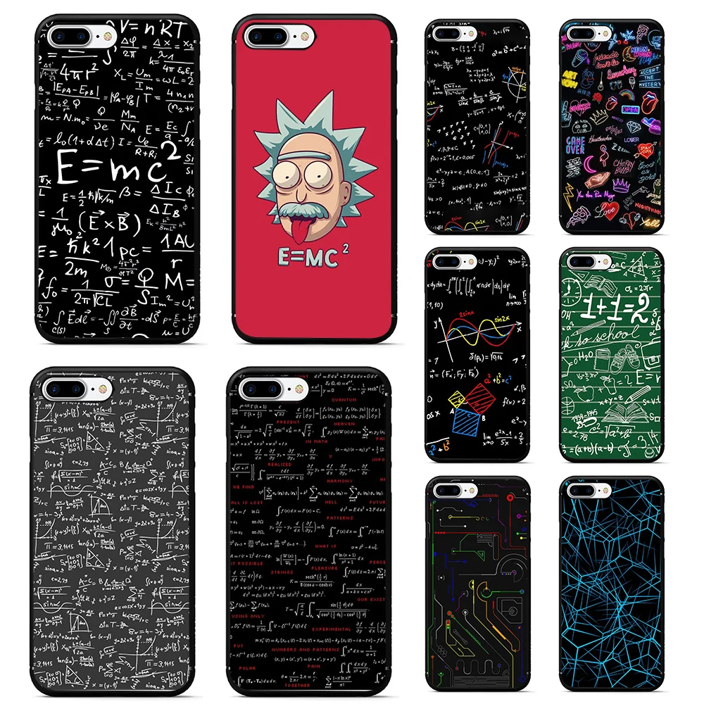 Physical formula E = mc2 чехол для iphone 7 plus мягкий из ТПУ 6 6s X XR XS MAX coque fundas | Мобильные телефоны