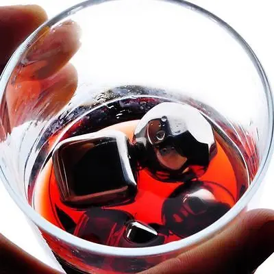 8 шт многоразовые из нержавеющей стали виски вина кубики льда камня шариковые