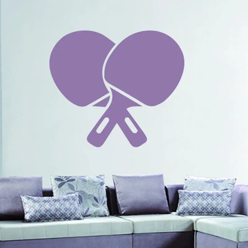 Виниловая наклейка для настольного тенниса пинг понга настенные наклейки