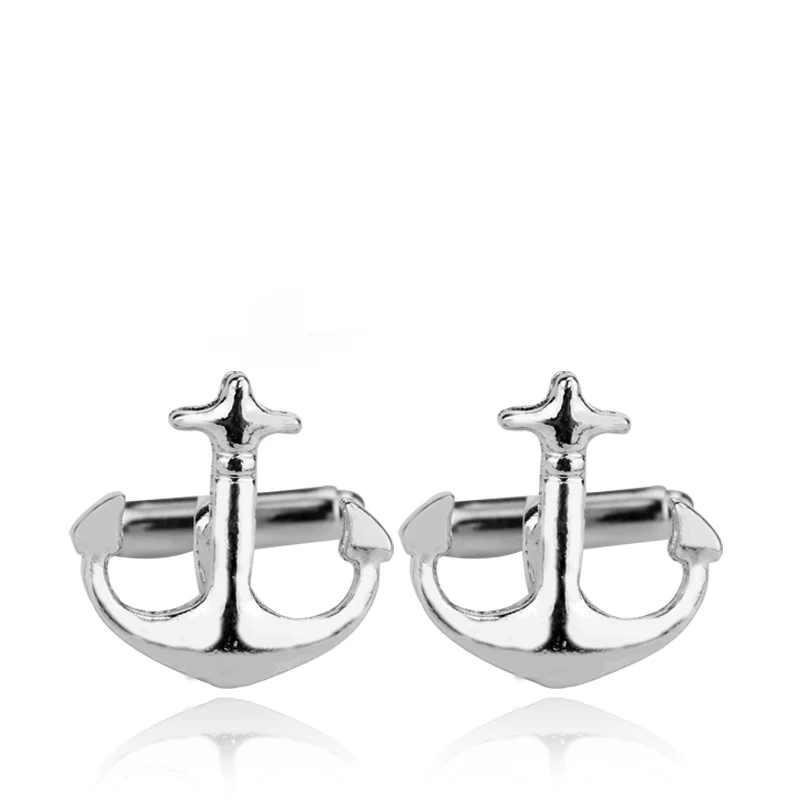 MOCHUN Fashion Jewelry Spirate Ship Silver Color Bow Arrow Cuff Link Metal Men's Pins Wedding Gift-40 | Украшения и