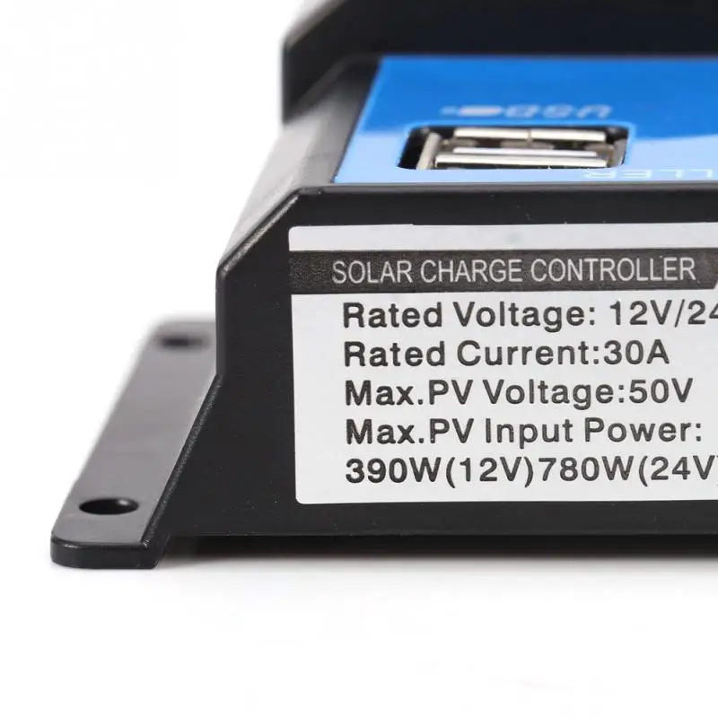 1 шт. 12V24V контроллер солнечной энергии фотоэлектрический генератор солнечной энергии панель зарядки контроллер 30A солнечные контроллеры
