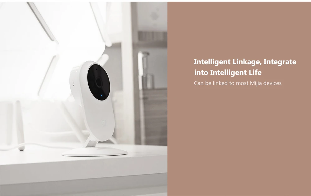 Xiaomi Mijia 1080P HD Смарт IP камера беспроводная WiFi 130 градусов FOV раздел AI Обнаружение 10 м инфракрасное ночное видение камера безопасности