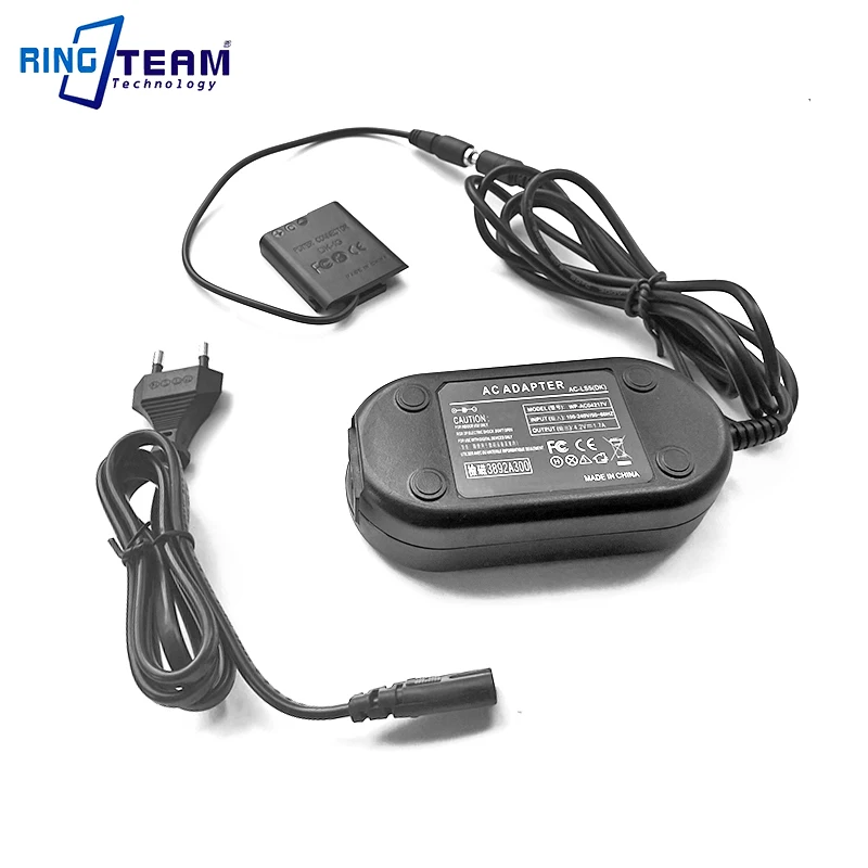 AC LS5 DK 1G адаптер питания комплект для Sony Cybershot камер DSC H3 H7 H9 H10 H20 H50 N1 N2 T20 T100 W30 W35 W40 W50