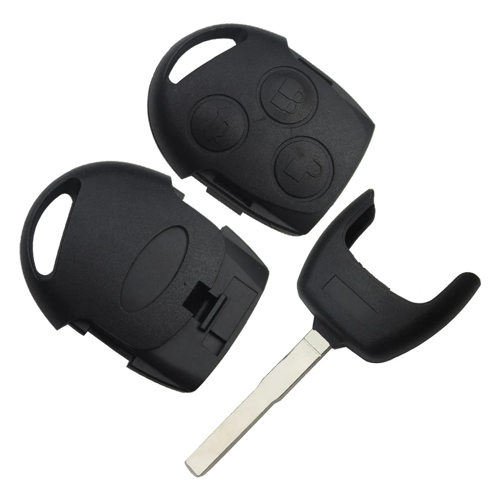 Чехол для автомобильного ключа чехол брелок 3 кнопки Ford Mondeo фестиваva Fusion Suit Fiesta ка