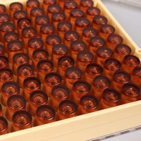 1000 pcs queen cell cup beekeeping tools brown bee queen rearing cell cups high quality plastic incubation queen equipment new