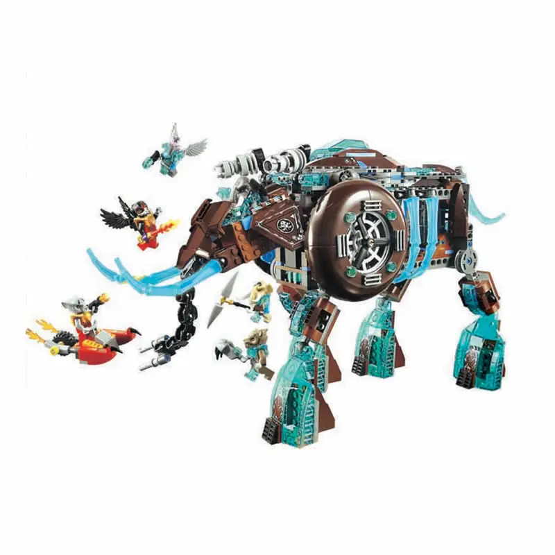 Chimaed 70145 Maula's Ice Mammoth Stomper строительные игрушки Bela 10297 Обучающие блоки детские