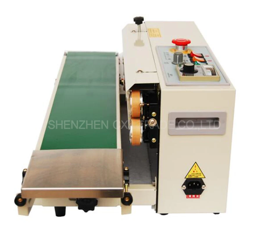 FR-770 Continuous film sealing machine plastic bag package band sealer horizontal heating | Инструменты