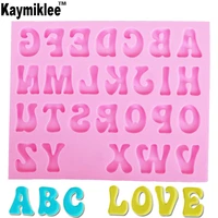 m948 creative letters alphabet silicone mold uppercase fondant cake decorating tools gumpaste chocolate clay candy moulds