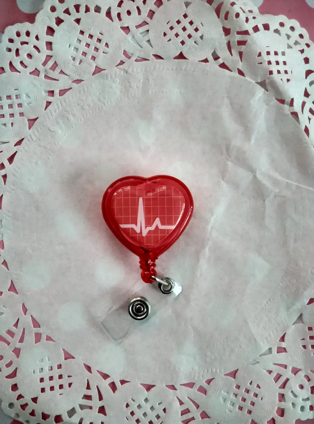 5 шт. выдвижной идентификационный значок в форме сердца | Канцтовары для офиса и