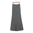 Женская Асимметричная длинная юбка-макси в полоску с высокой талией Jun0718