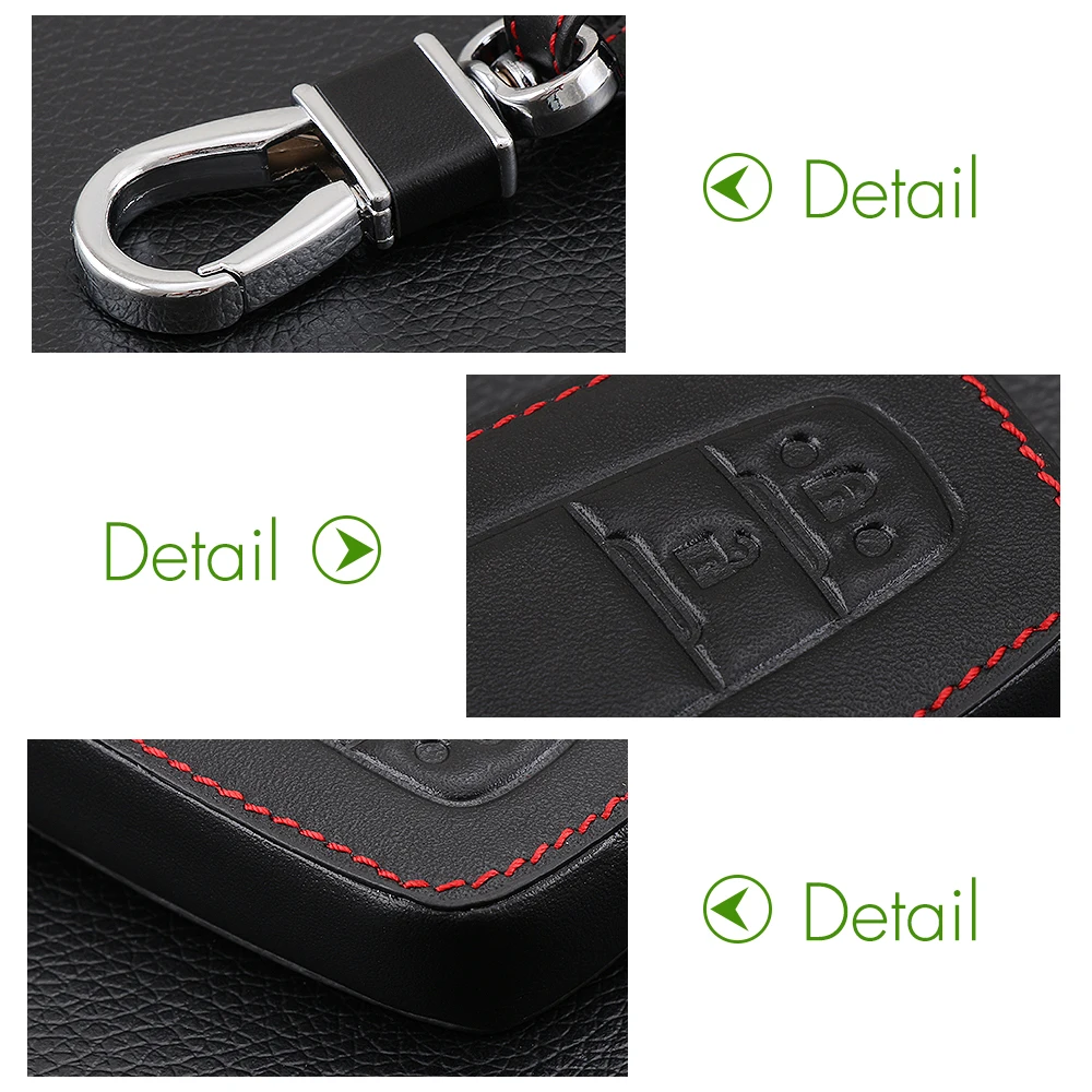Кожаный Автомобильный Чехол для брелка с ключом защитный чехол Toyota CHR C-HR 2017 Prius 2