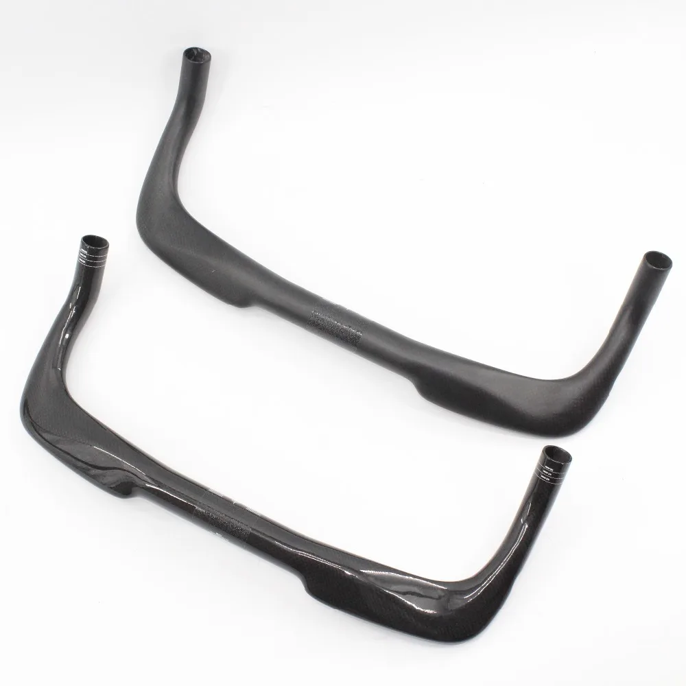 Дорожный велосипед 3 к карбоновый ручки руля TT стиль триатлонная гонка на время фиксированный механизм велосипедный руль 31,8*400-460 мм