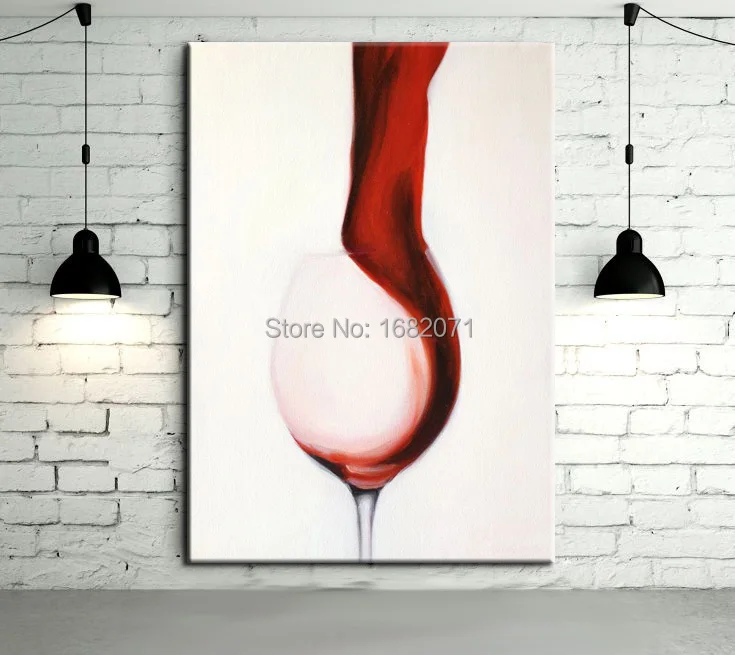 Художественная ручная живопись высокое качество бутылка для вина масляная на