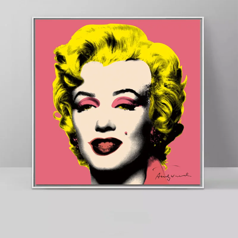 Декоративное искусство Мэрилин Монро много цветов от ANDY WARHOL художественная роспись стен картины портретное искусство для гостиной домашний декор - Цвет: red