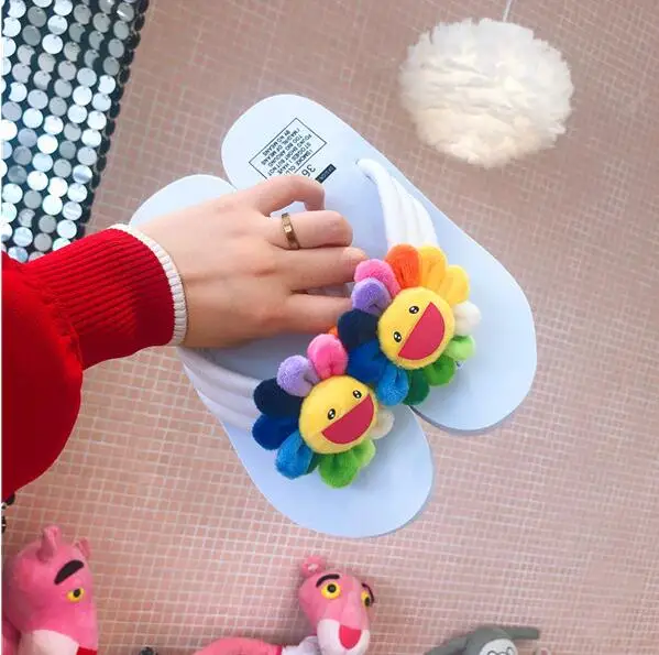 HAHAFLOWER новые оригинальные милые летние слиперы сандалии шлепанцы с свежими