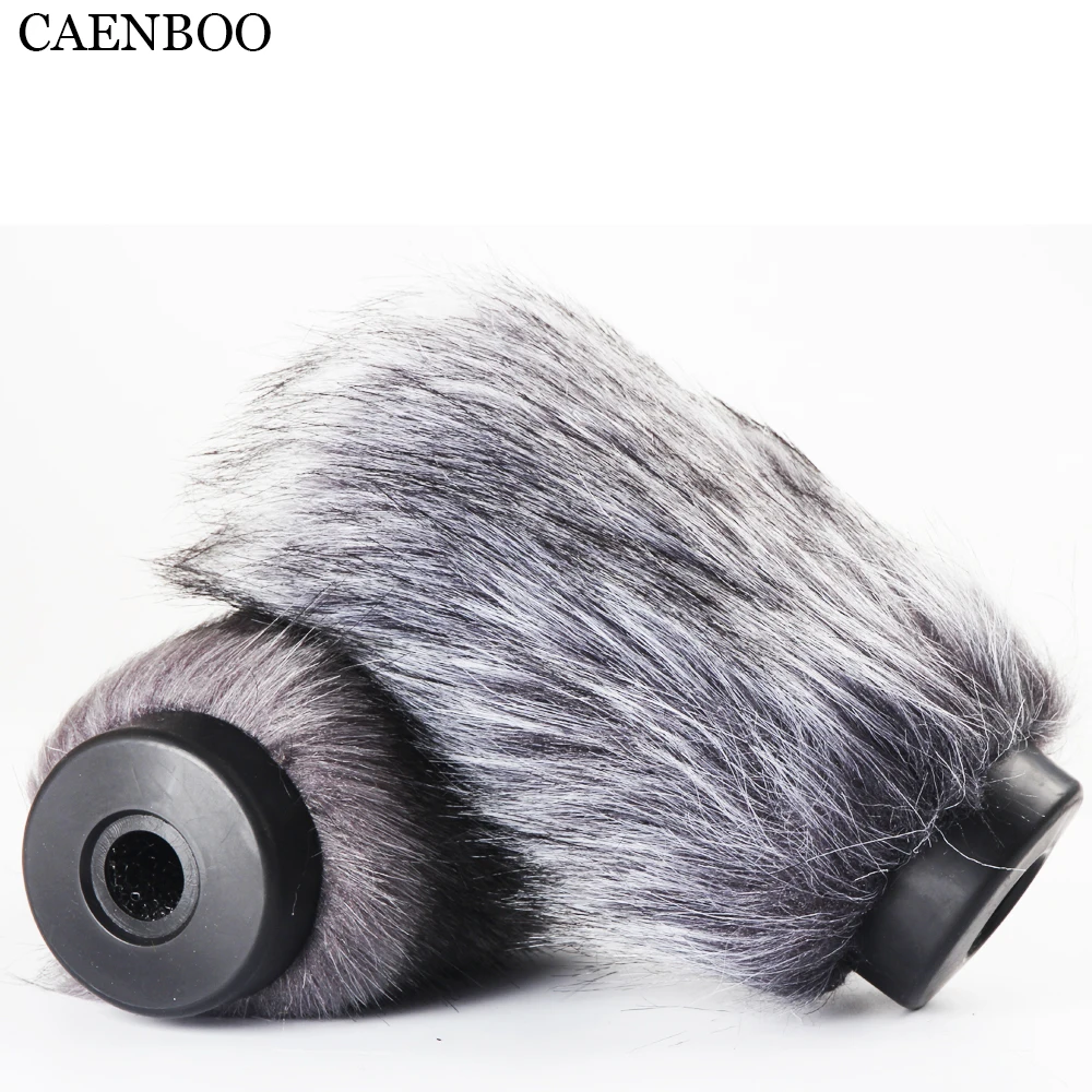 Защитный Меховой чехол на ветровое стекло CAENBOO сменный микрофон с защитой от