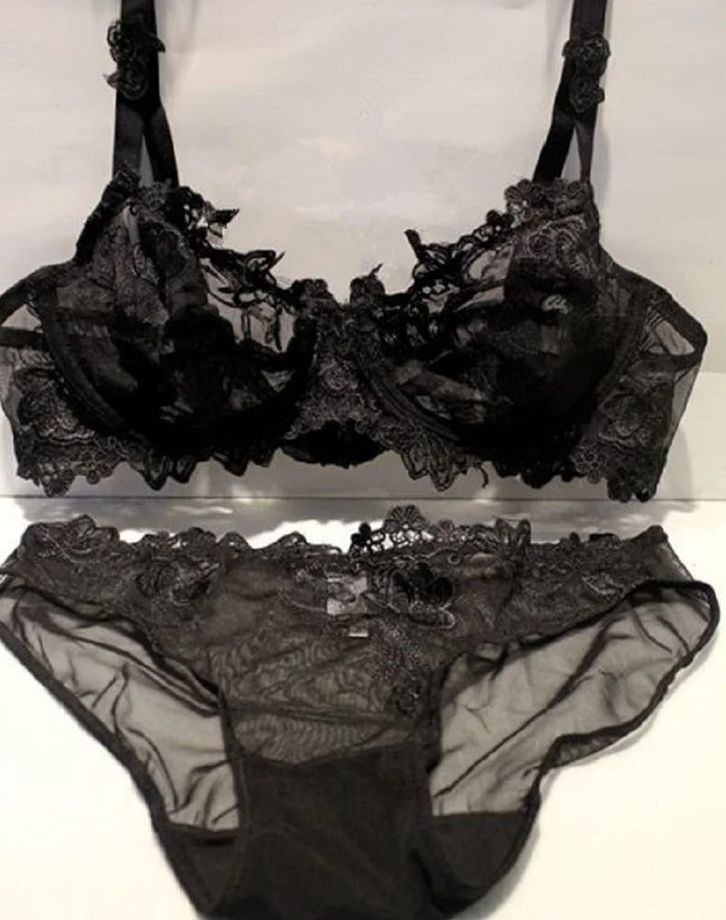 Французский большой бренд Роскошный Ультратонкий просвечивающий бюстгальтер