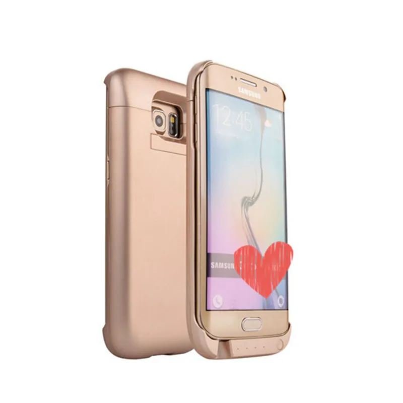 Для Samsung S6 Случае Мощность 4700 мАч Внешнее Зарядное Устройство Батареи чехол Galaxy