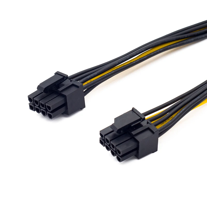 1-10 шт. RGEEK PCIE 8-контактный на двойной 8 (6 2) контактный PCI Express кабель-сплиттер для VGA