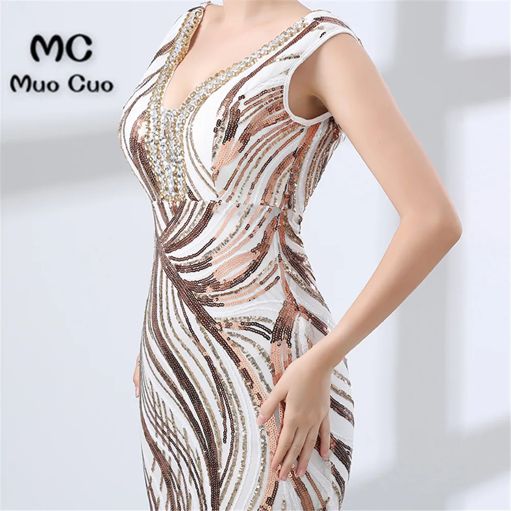 Luxuries 2018 Mermaid Prom dresses Long with Crystals Special Occasion Dresses sleeveless Formal Beaded Dress | Свадьбы и торжества